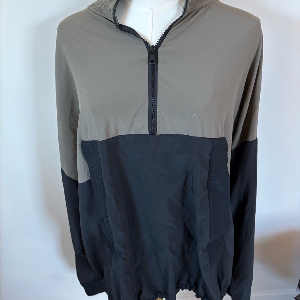 ALO Two-Tone Half-Zip Hoodie